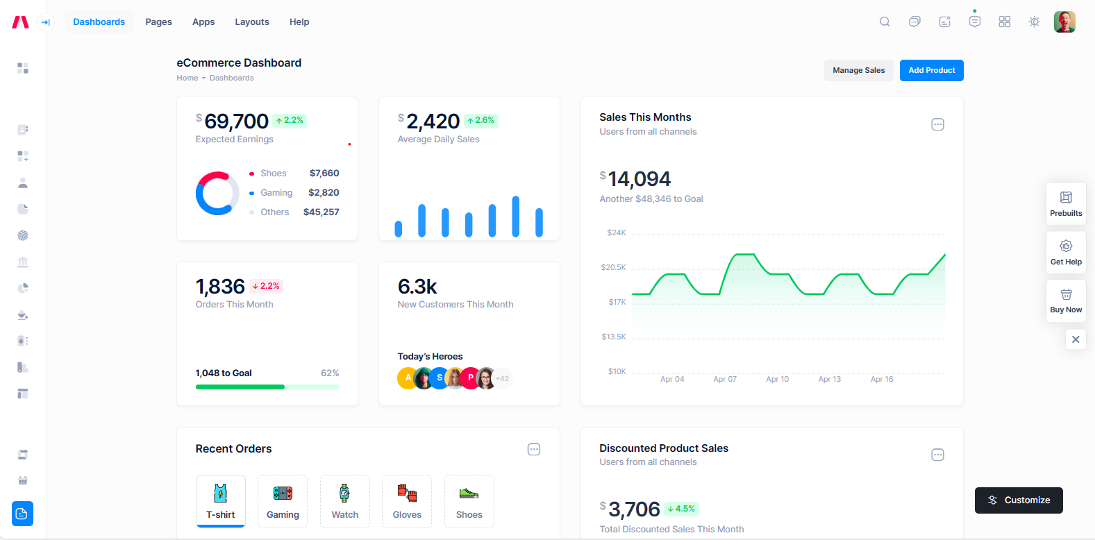 Preview of the DigitalOcean Control Panel 